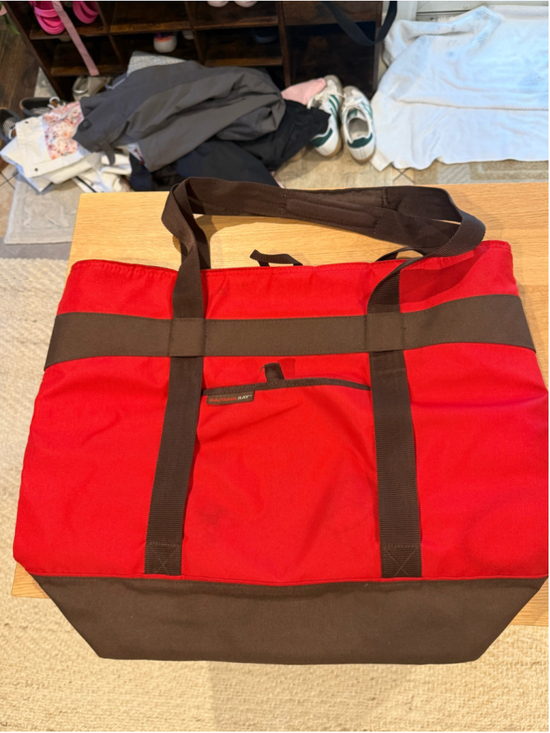 Rachael Ray Handbags - Women's Rachael Ray Insulated Tote Bag One Size Red Brown